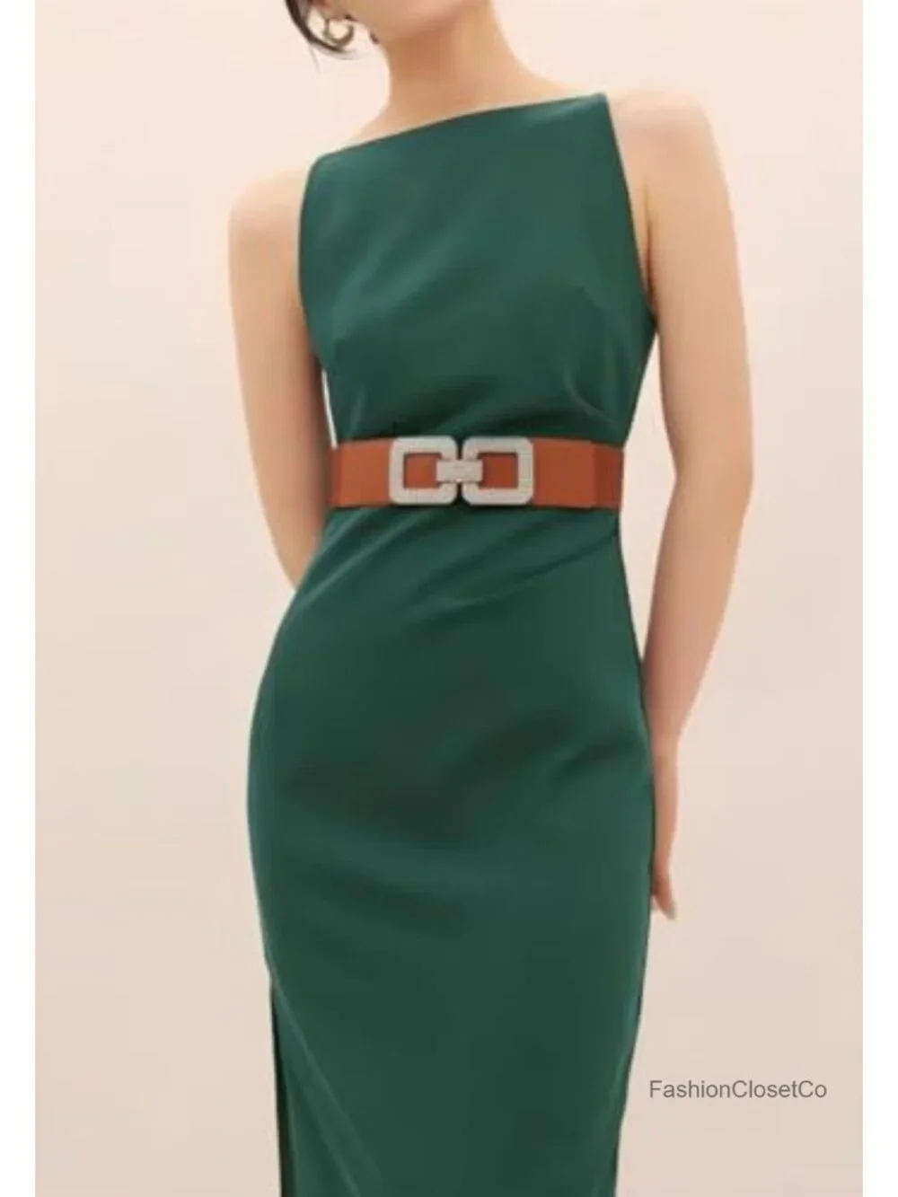 Vintage Stretchy Wide Waist Cinch Belt for Women